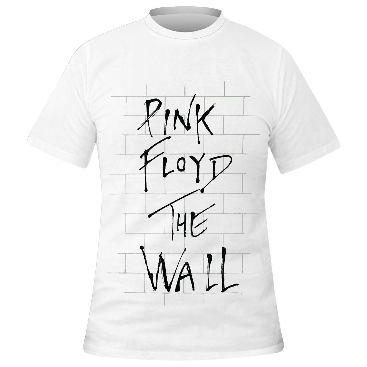 T-Shirt Officiel Unisexe PINK FLOYD - The Wall ( Blanc)