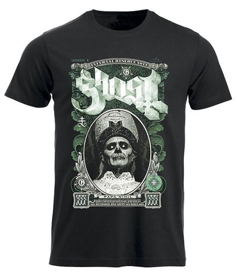 Portachiavi Metallico Ghost Banda Loghi &ndash; Nuovo Di Zecca, Regalo Rock Unisex