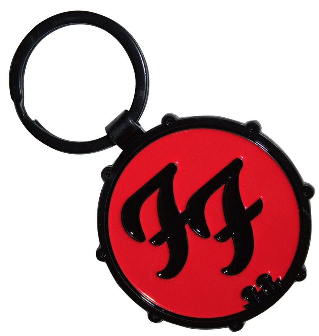 Porte-clés Officiel FOO FIGHTERS - FF Logo Drum (Double-Sided)