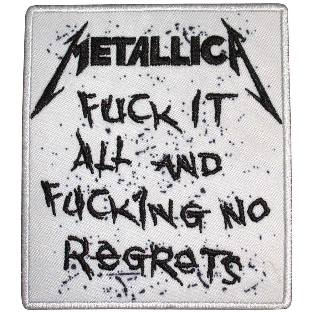 Patch Officiel Thermocollant METALLICA - No Regrets
