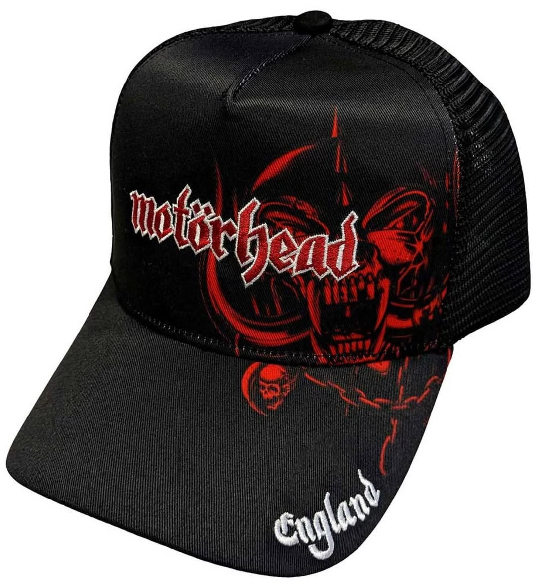 Casquette Officielle Unisexe MOTÖRHEAD - England Red Warpig