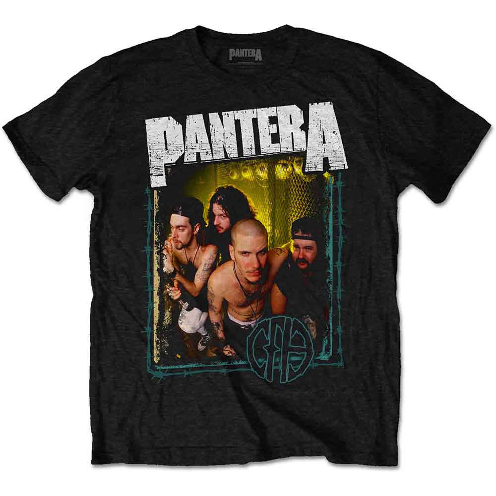 T-Shirt Unisexe Officiel PANTERA - Barbed (Noir)