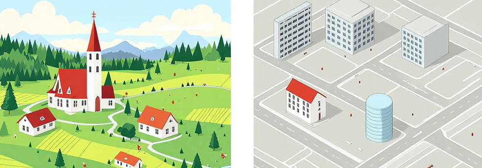 Von Land zu Stadt, oder doch Lebensqualität statt Hektik?