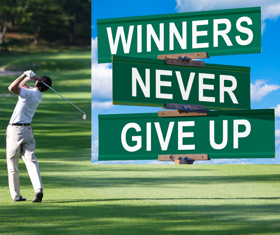 Never stop showing up.