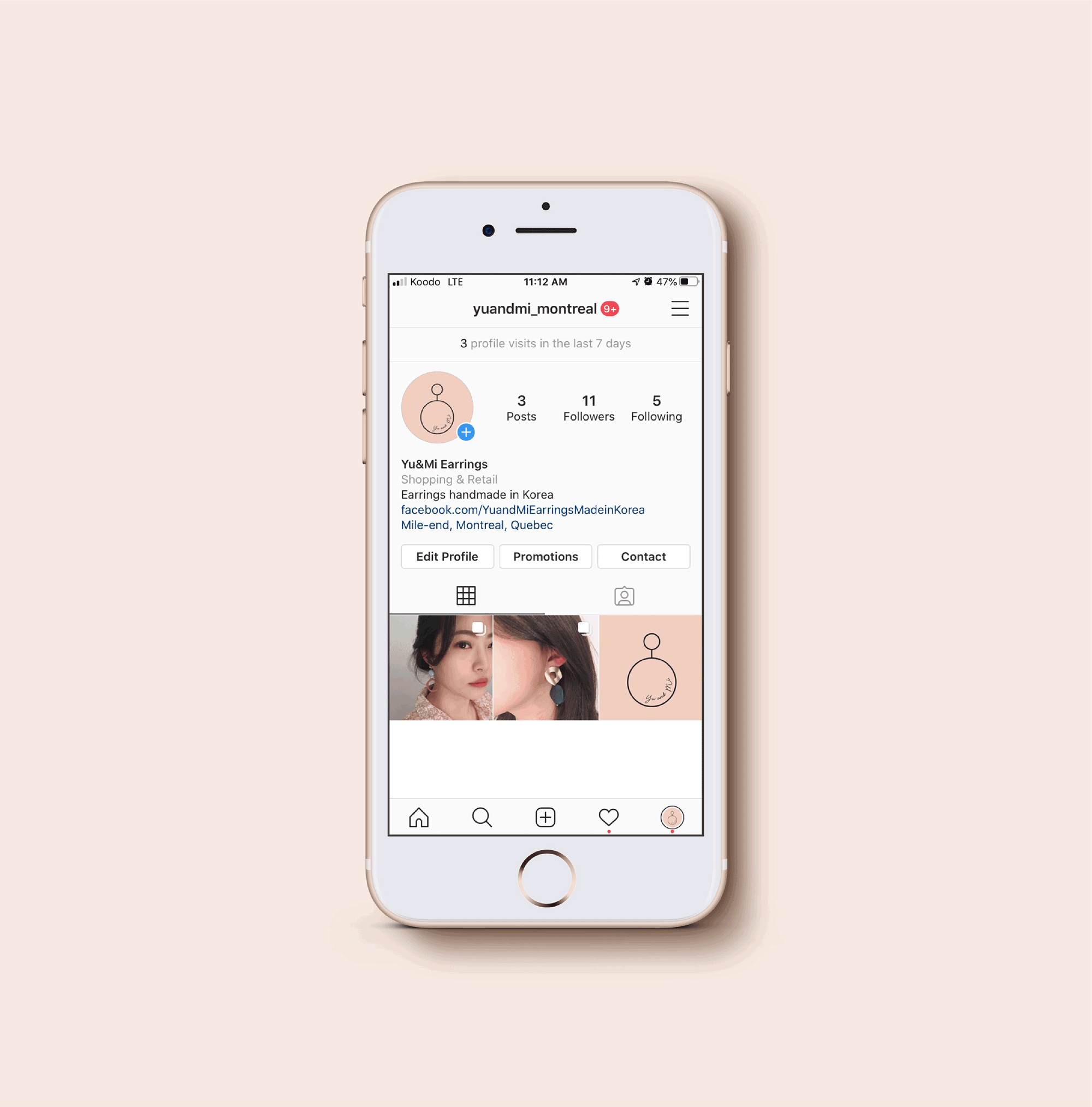 Logo Design & Branding - Yu&Mi Earrings