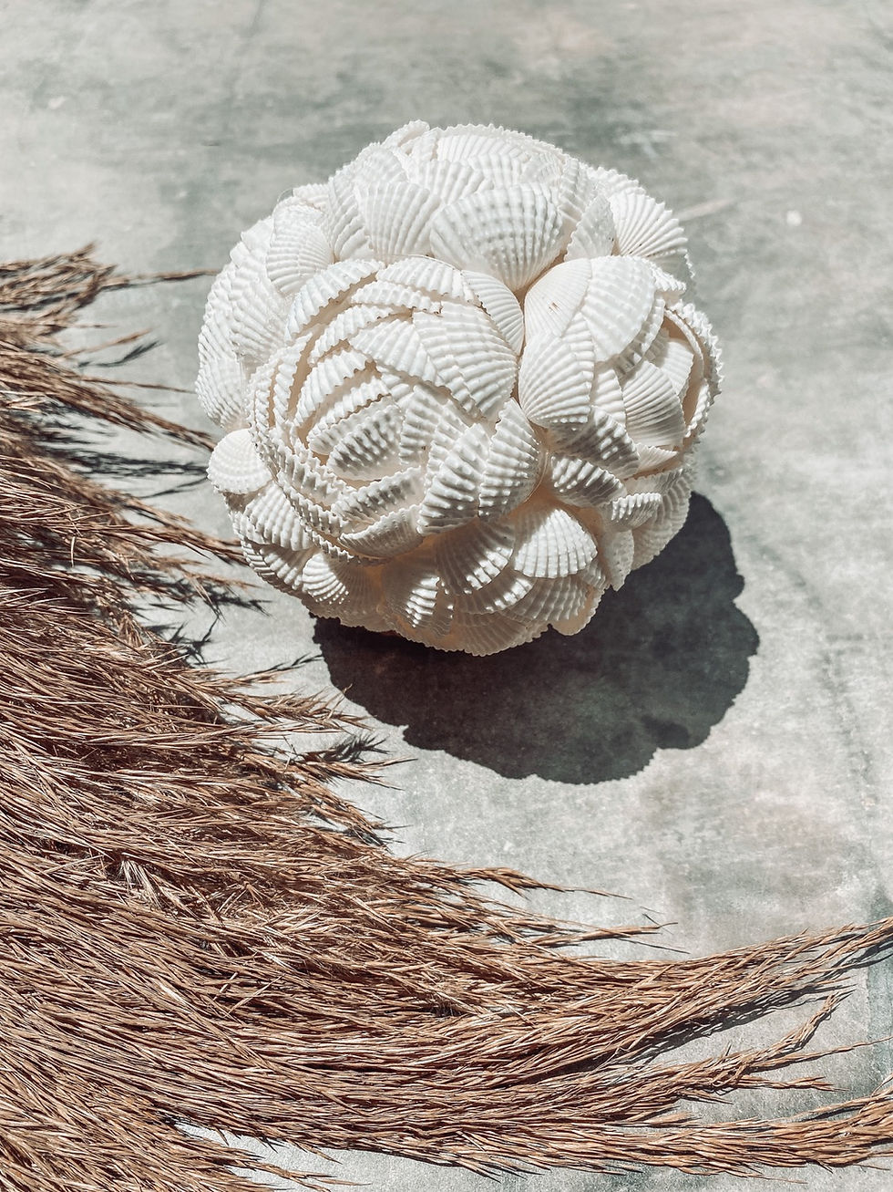 Shell ball decoration