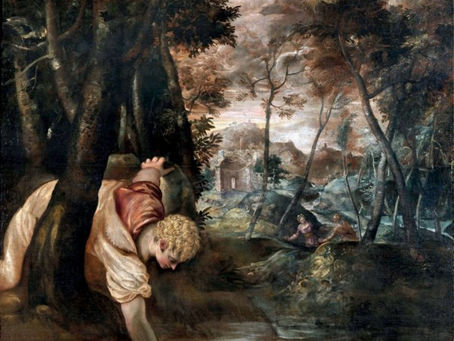 Il riflesso sbagliato – Narciso di Jacopo Tintoretto