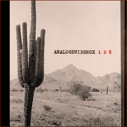 Analog Evidence 128 
7 Inch Single Record-Cover
Jim Ward Morris 2025
Analog Image and Type
Digital Print 7 x 7 Inches
002