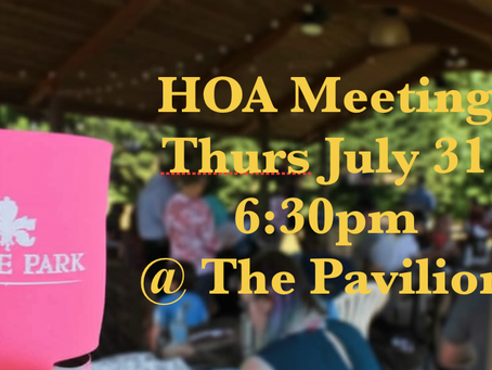 HOA Meeting