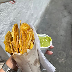 Moneditas de plátano.