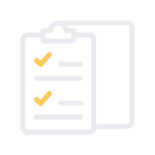 Clipboard checklist animated icon