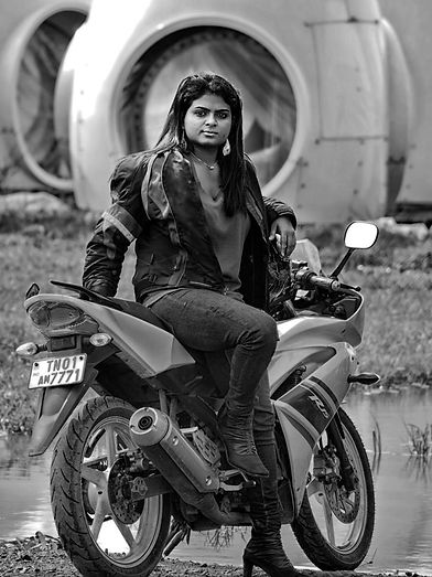 Chithra Priya on bike 01.jpg