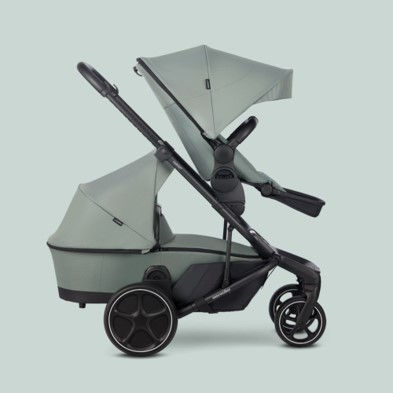 Easy Walker harvey duo-kinderwagen groen