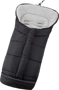 Tectake Universal-Fußsack mit Thermopolsterung schwarz