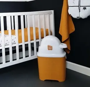 Diaperchamp one Windeleimer orange.webp