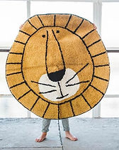 Kindervloerkleed Lion - Leeuw - 100 rond