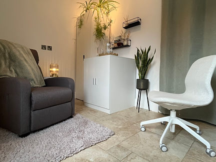 Cosy therapy room