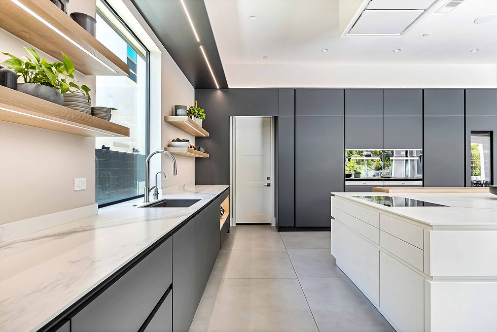 Luxury kitchen design trends 2025-minimalist kitchen