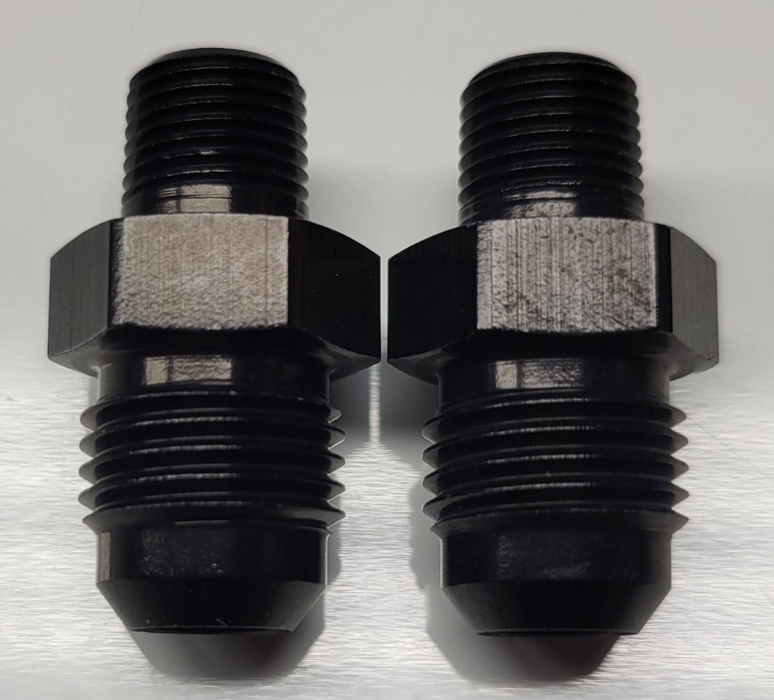 727/904 AN Cooler Line Fittings Black