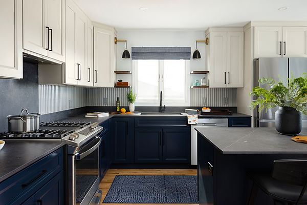 eclectic kitchen design, modern kitchen remodel, masculine kitchen remodel, two tone kitch