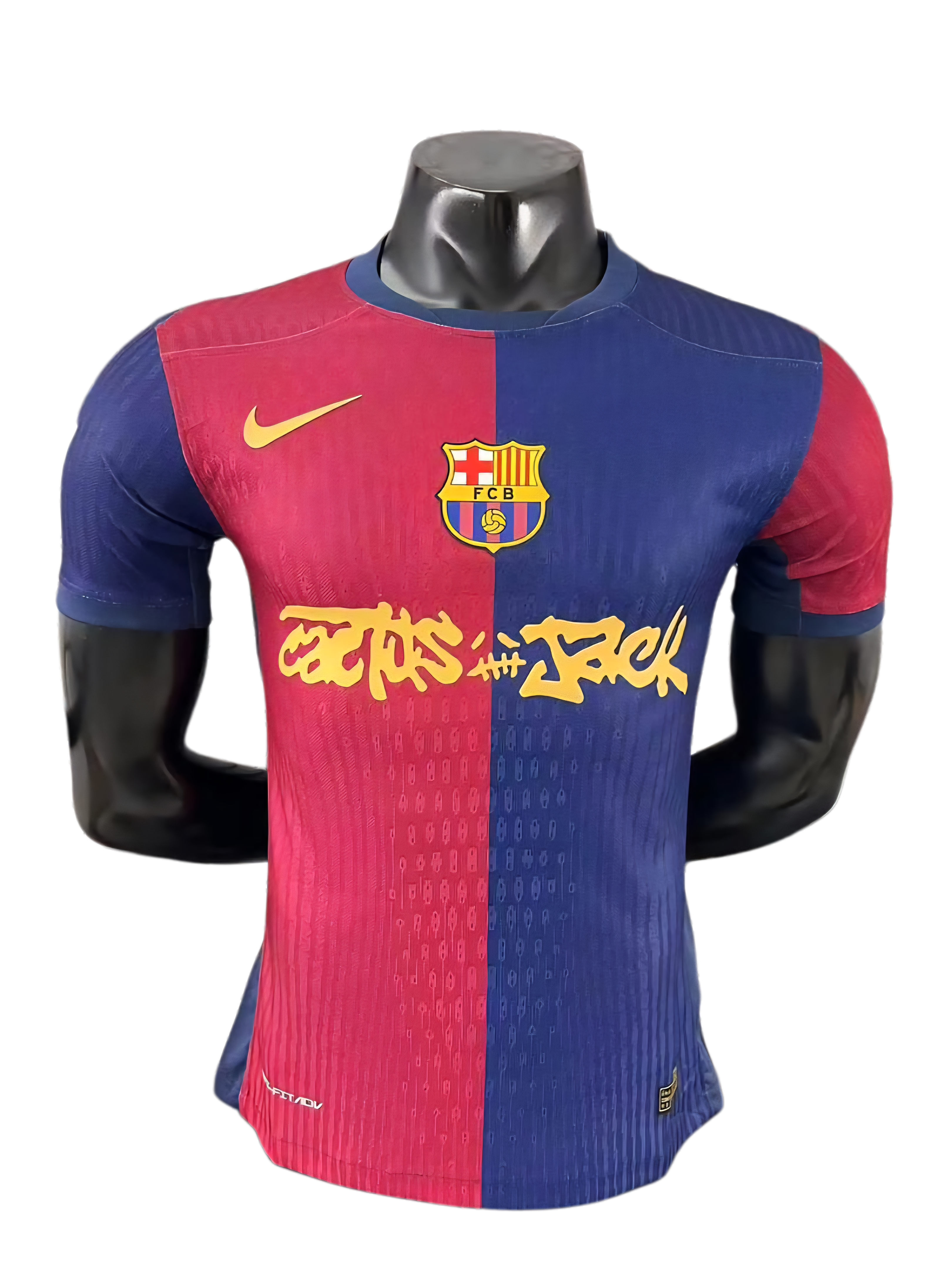 CAMISETA " BARCELONA x TRAVIS SCOTT" (VERSÃO JOGADOR)