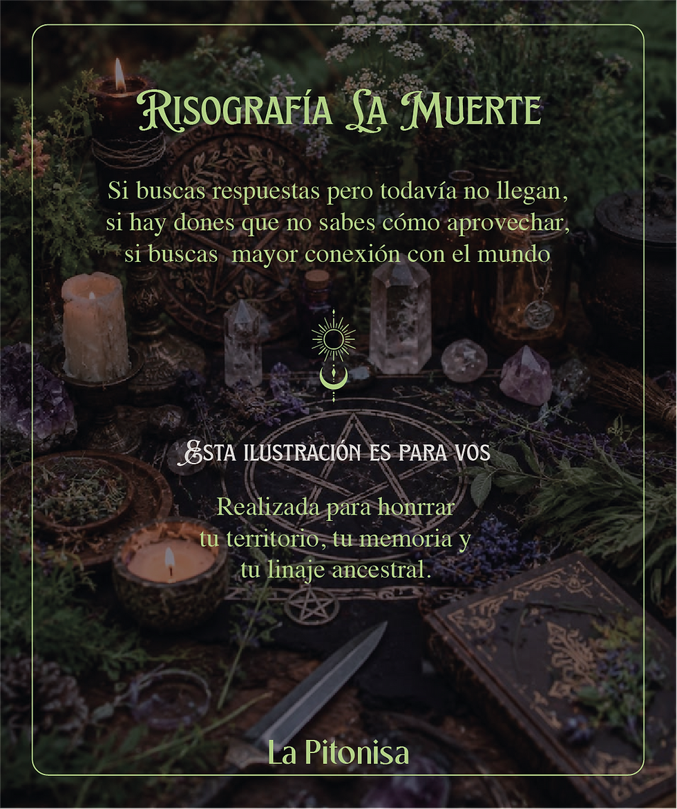 Miniatura: La Muerte - ilustración del Mate