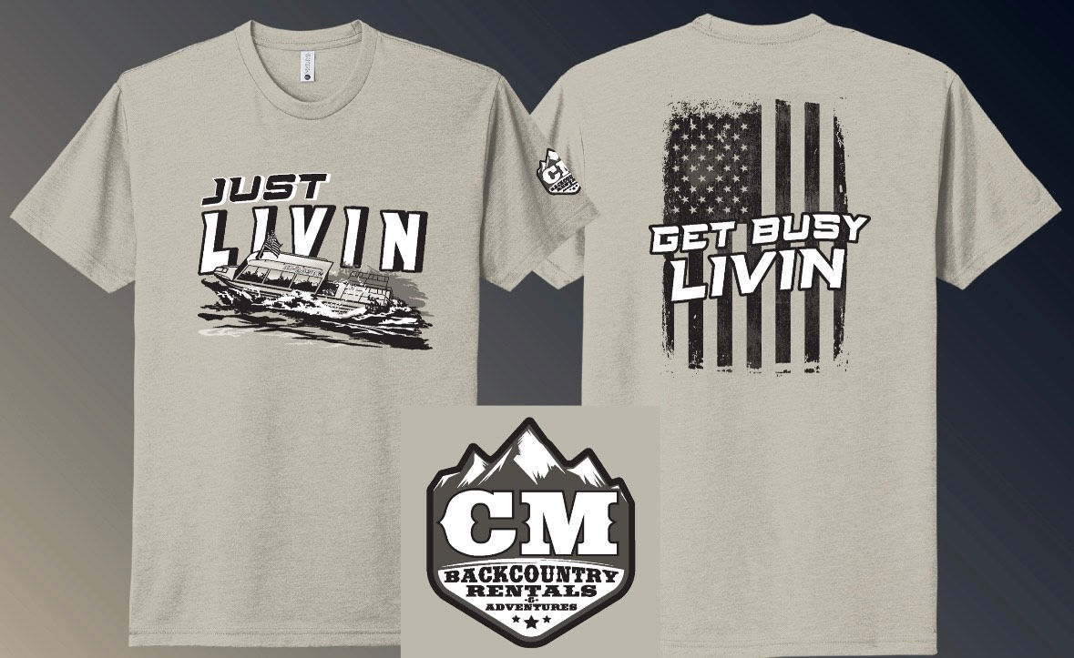 T-shirt: Just Living (Grey)