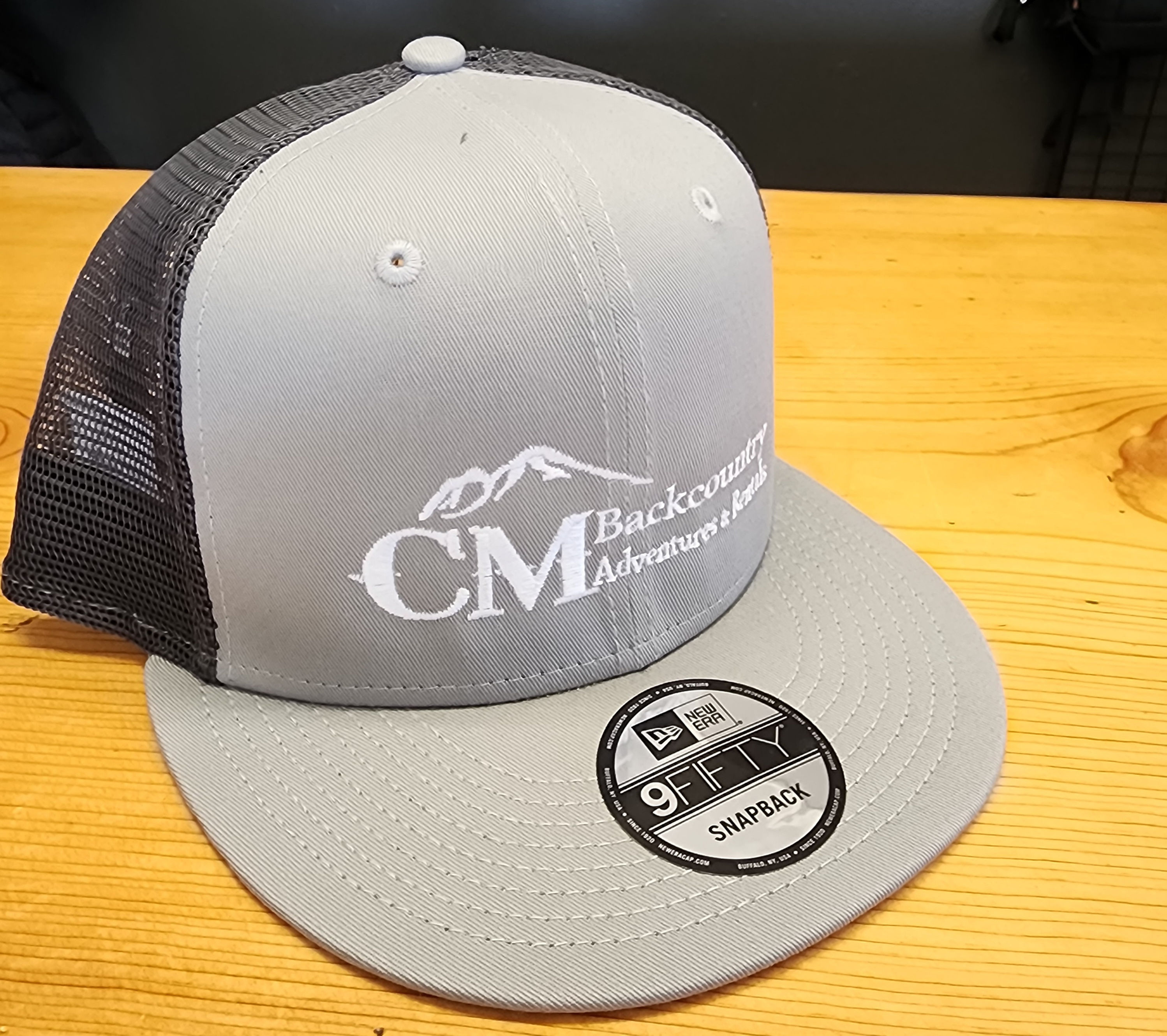 CM Hat: Black & Grey with White Logo