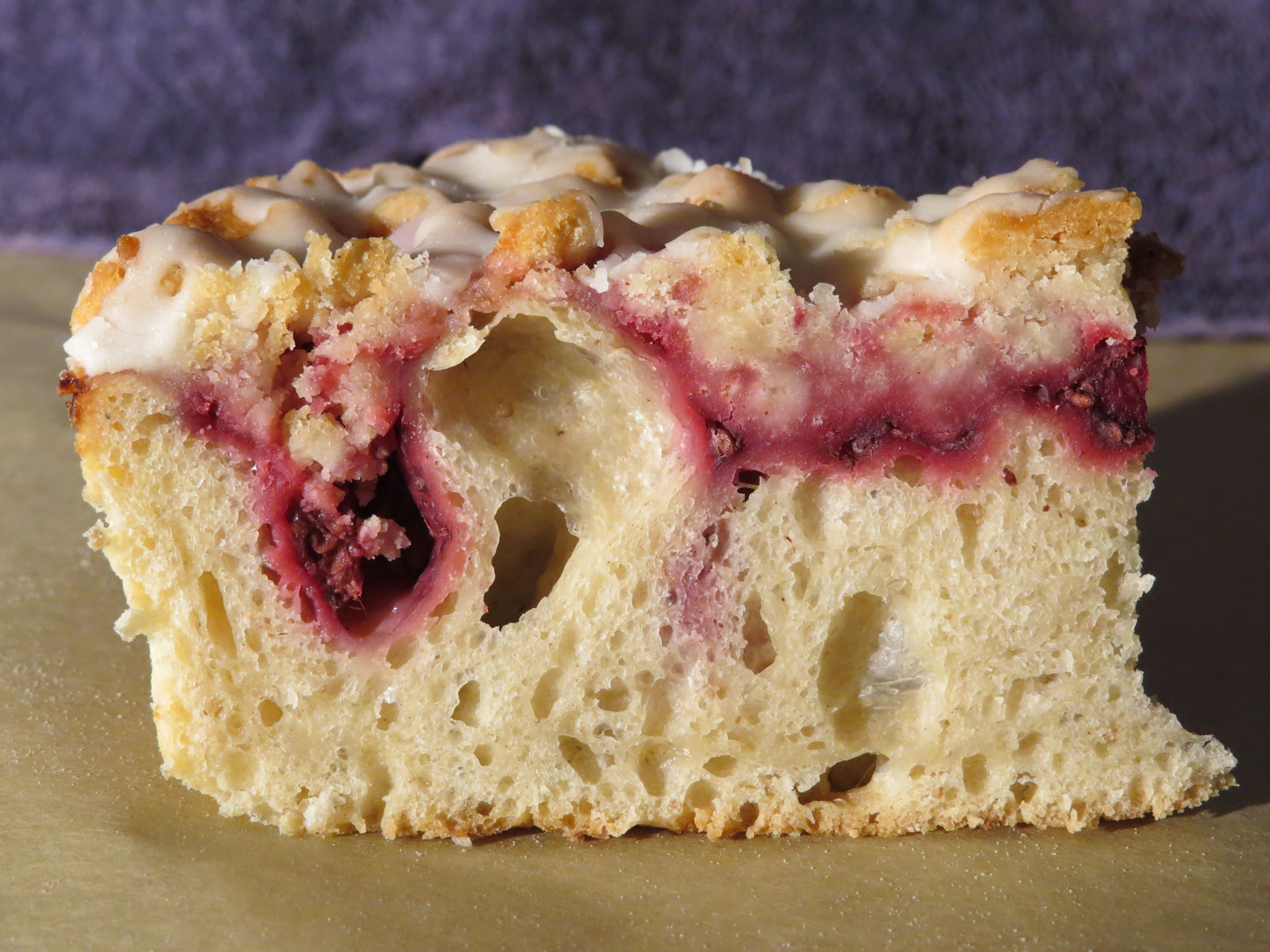 Fruit Crumble Focaccia