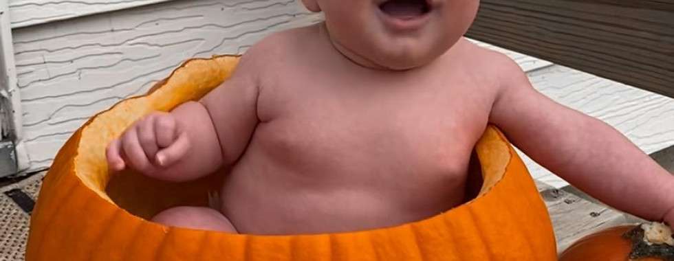 The CUTEST pumpkin.