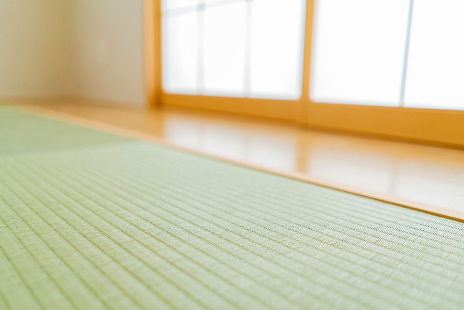 畳のアップ