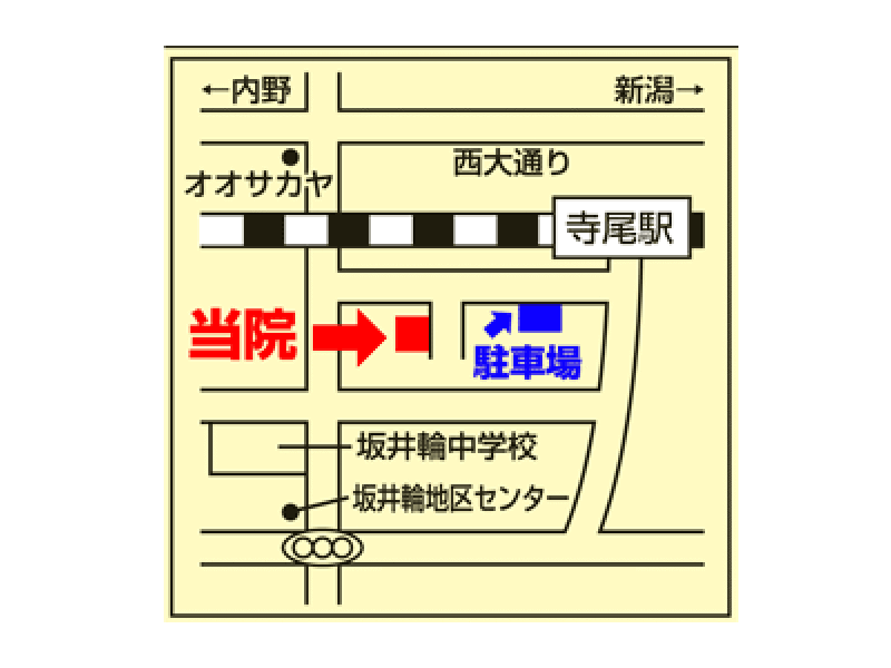 井上鍼灸院の地図