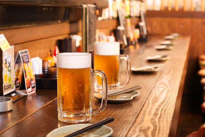 居酒屋のカウンター