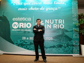Dr. Claudio Ambrósio palestrou no congresso 'Nutri in Rio' durante o 'Estética in Rio 2025' no Riocentro