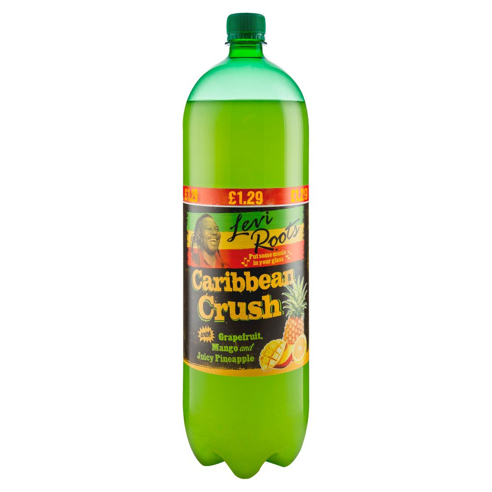 Levi Roots Caribbean Crush with Grapefruit, Mango & Juicy Pineapple 2 Litre