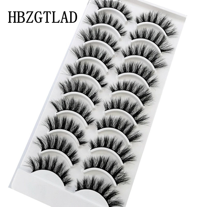Thumbnail: 41 Styles 10 pairs natural long 3D mink false eyelashes 