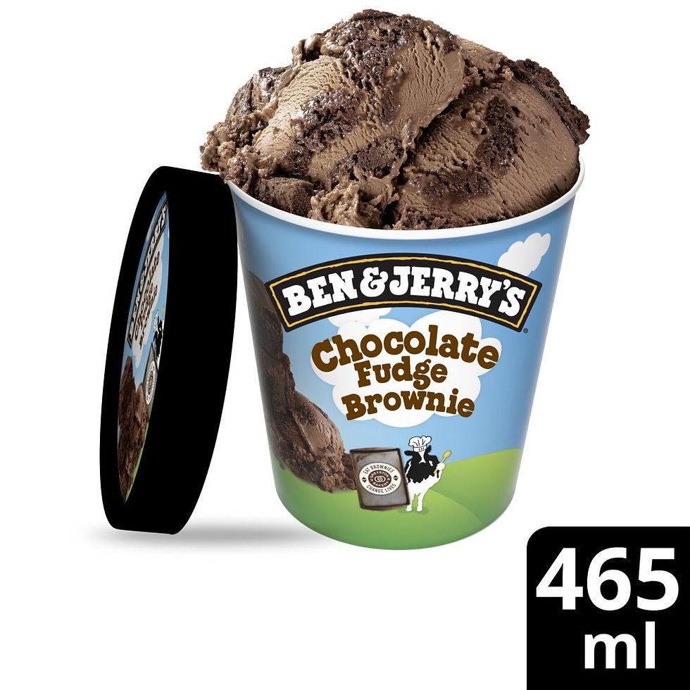 Ben & Jerry's Chocolate Fudge Brownie Ice Cream 465 ml