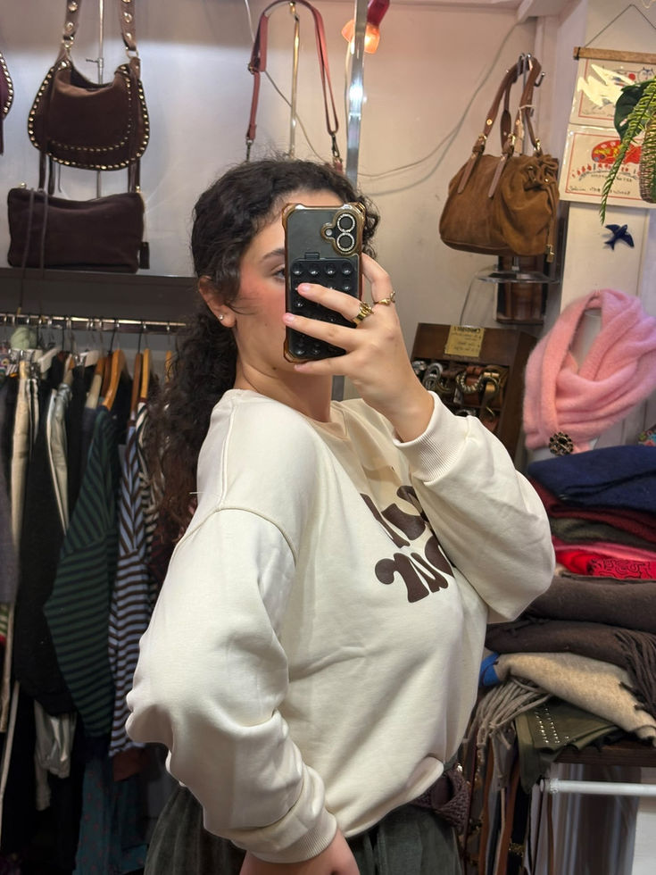 Sweat beige Club Amour