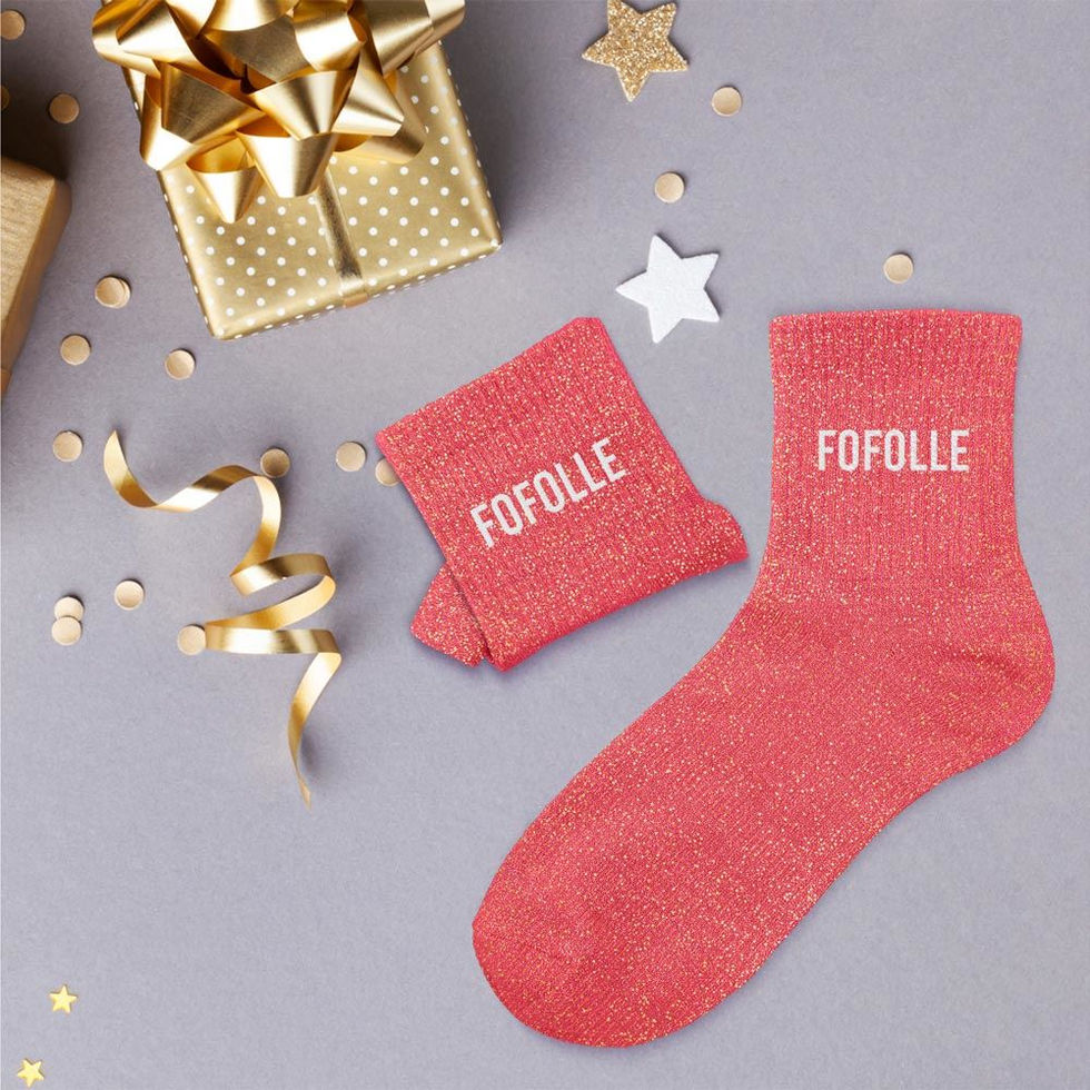 Chaussettes Femme à Paillettes "Fofolle"