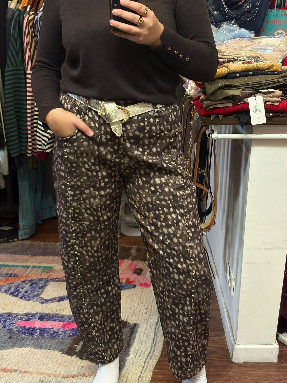 Pantalon faon d'or