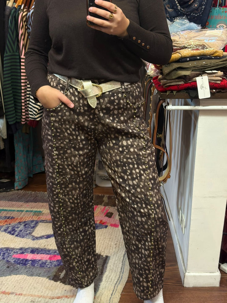 Pantalon faon d'or