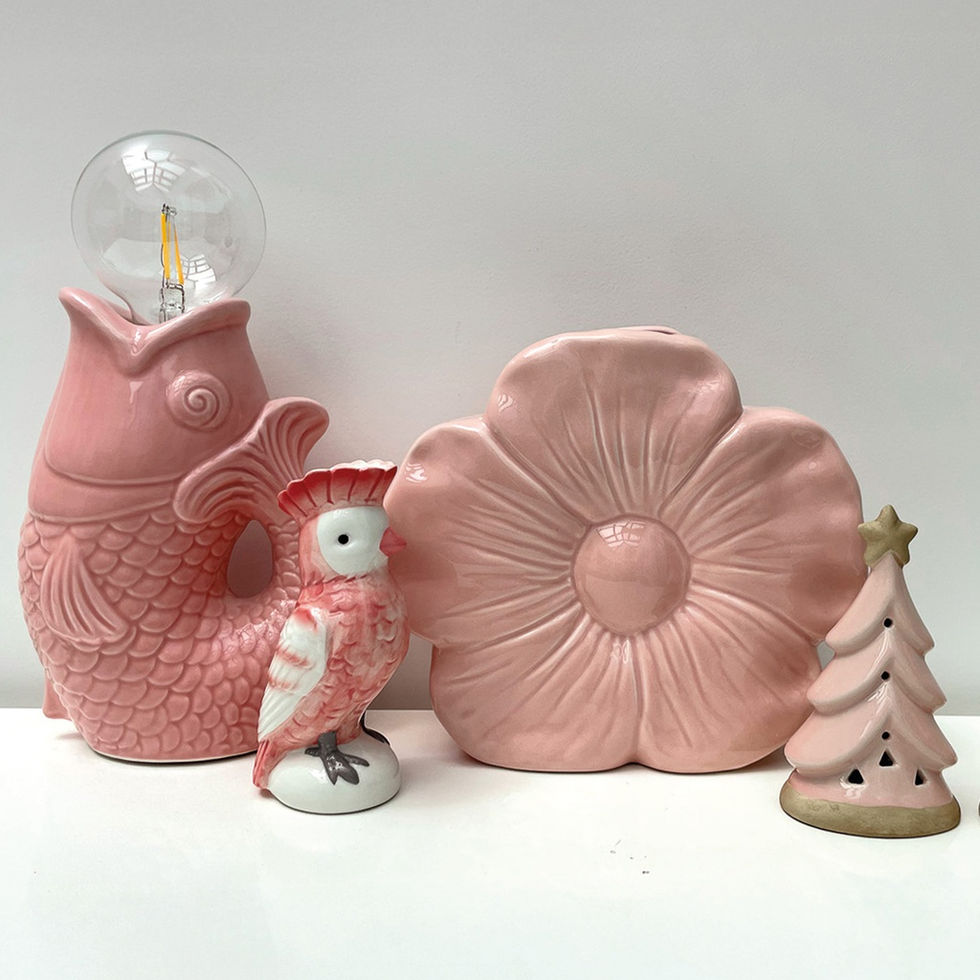 Déco LED Poisson rose