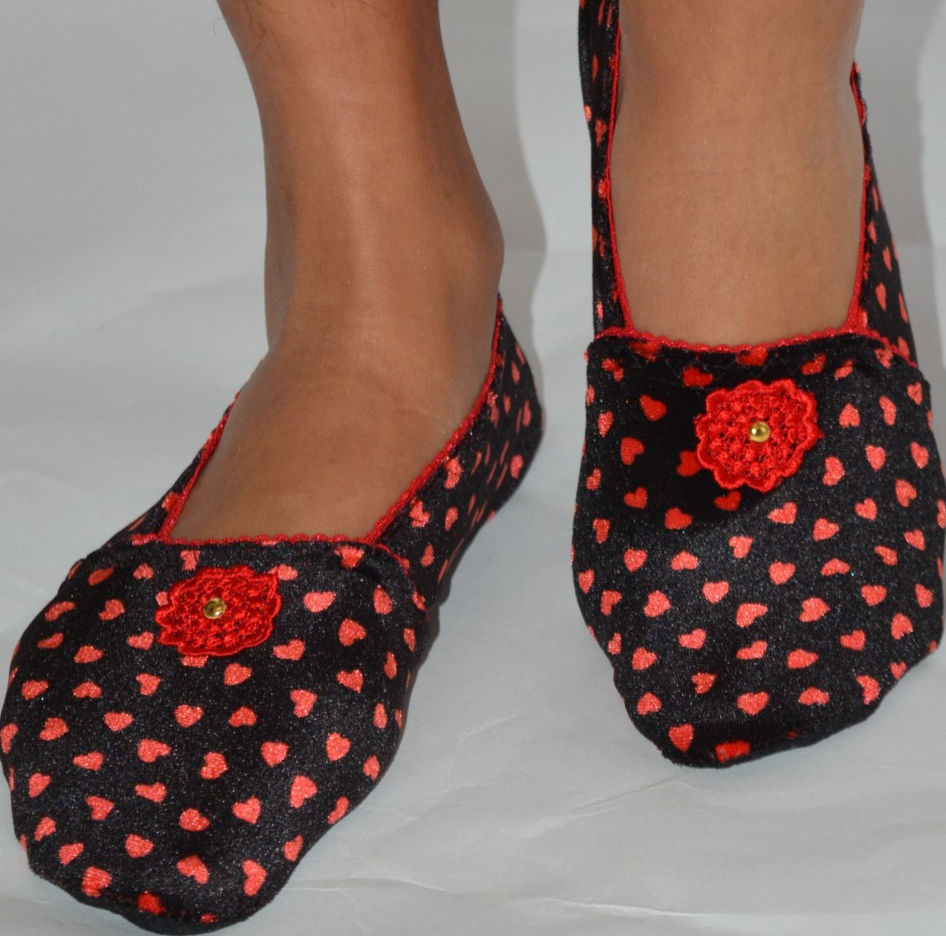 Chaussons de Voyage Carina Red