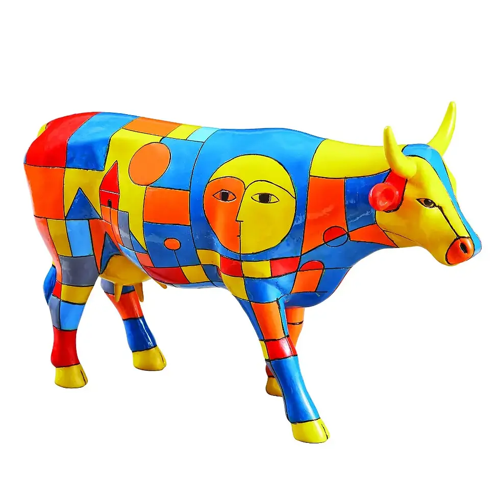 Vache Cow Parade Grand Modèle Chromatic Pastures
