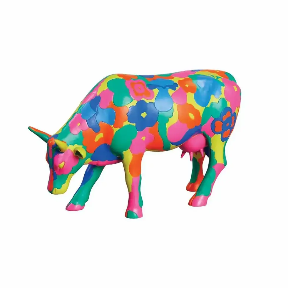 Vache Cow Parade Grand Modèle Jardin Intangible