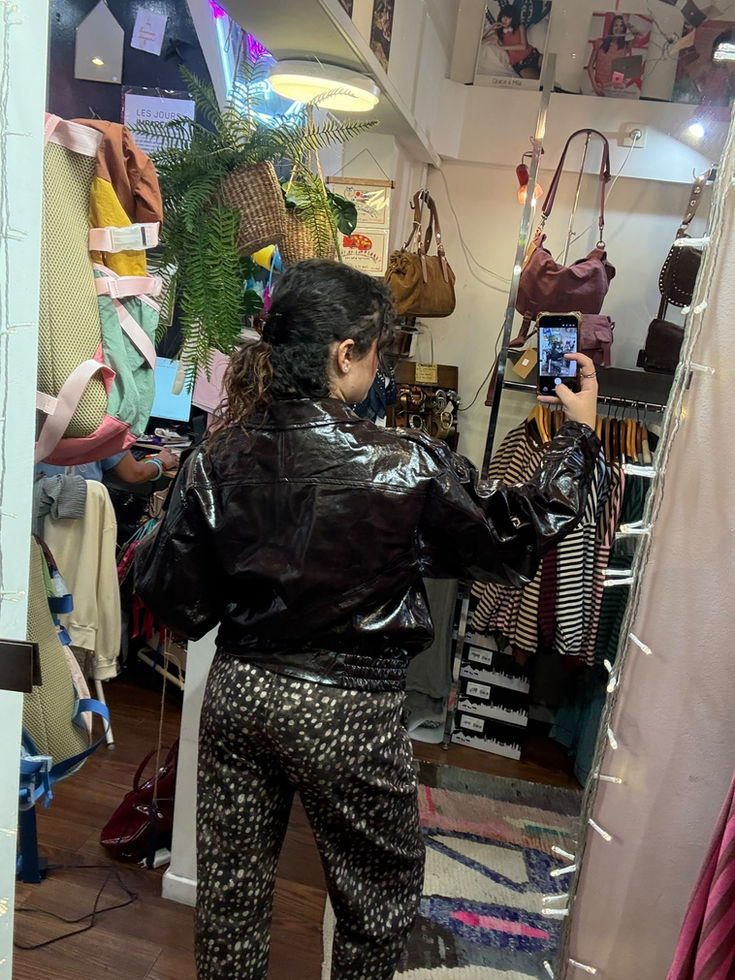 Veste éclat miroir