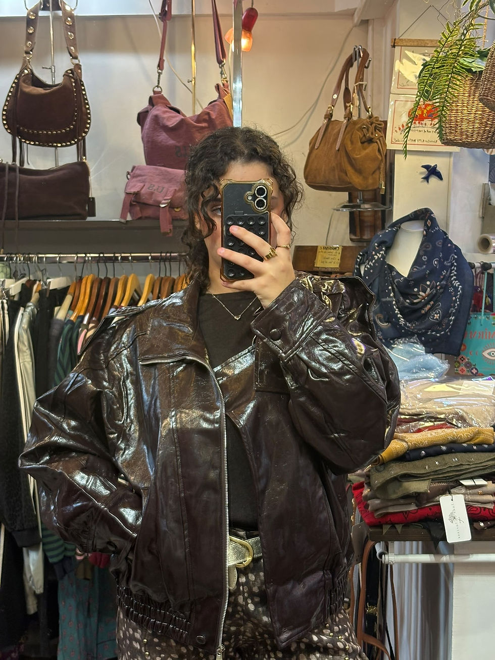 Veste éclat miroir