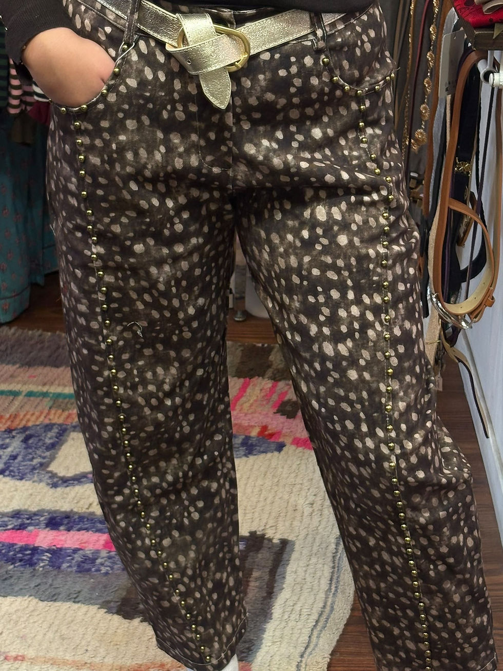 Pantalon faon d'or