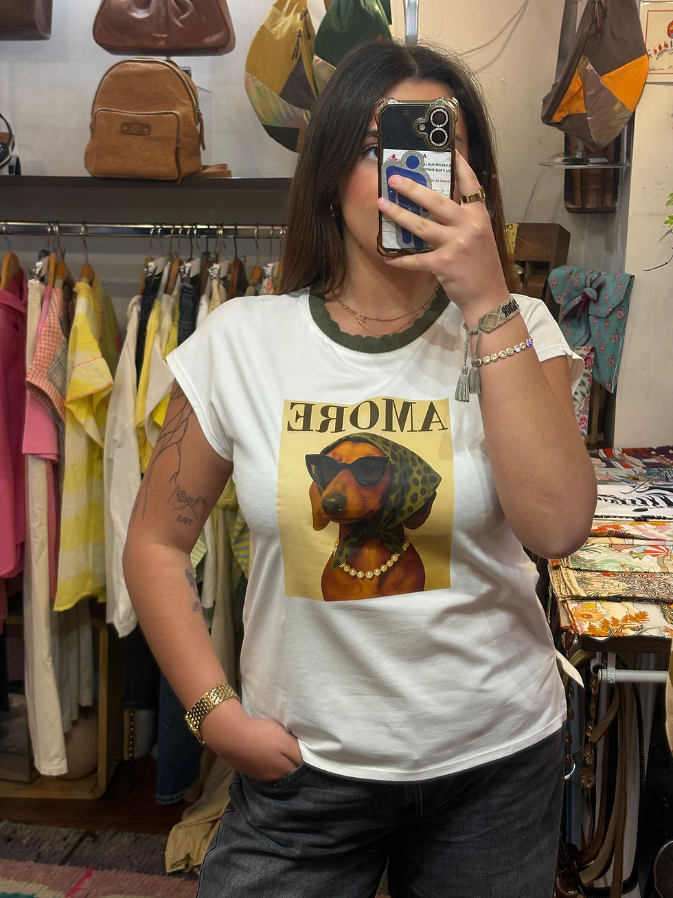 T-shirt Amore Teckel