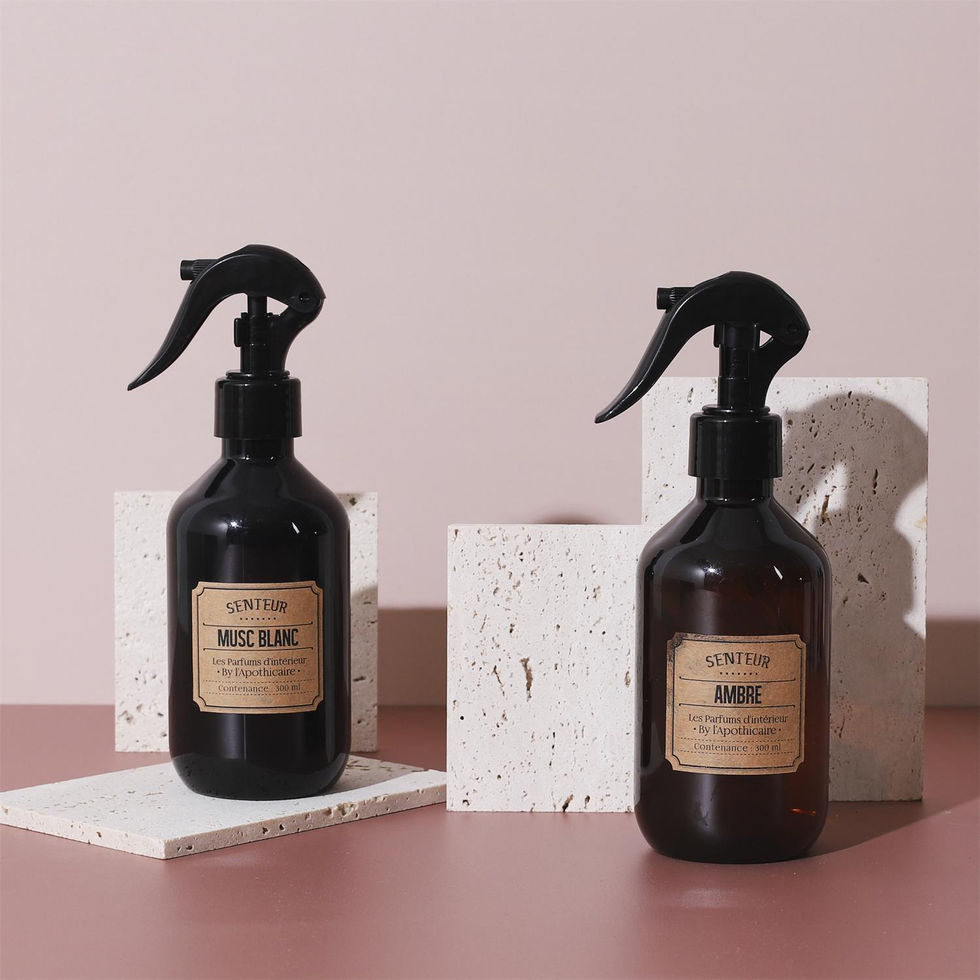 Spray parfumé d’intérieur apothicaire 300 ml – Musc Blanc